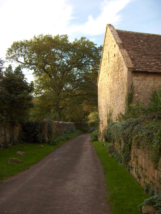 Lane going to Iford Manor