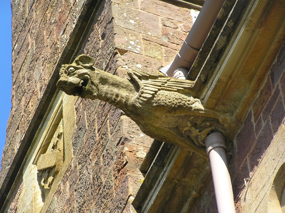 Gargoyle at Knightshayes Court, Devon