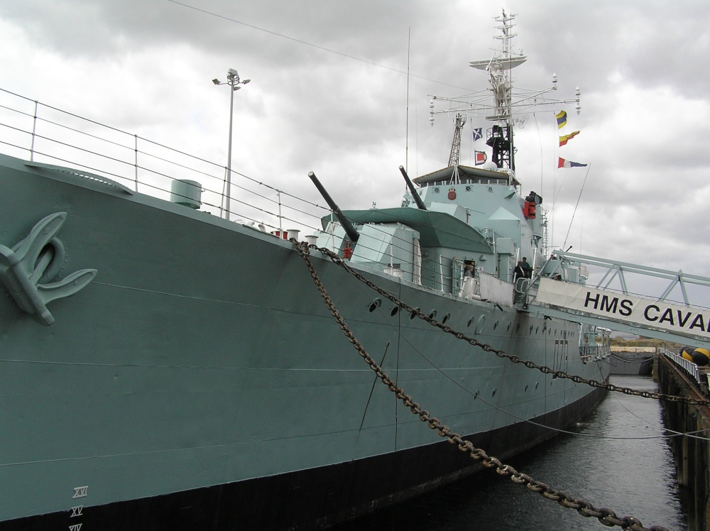 HMS Cavalier at Chatham Naval Dockyard