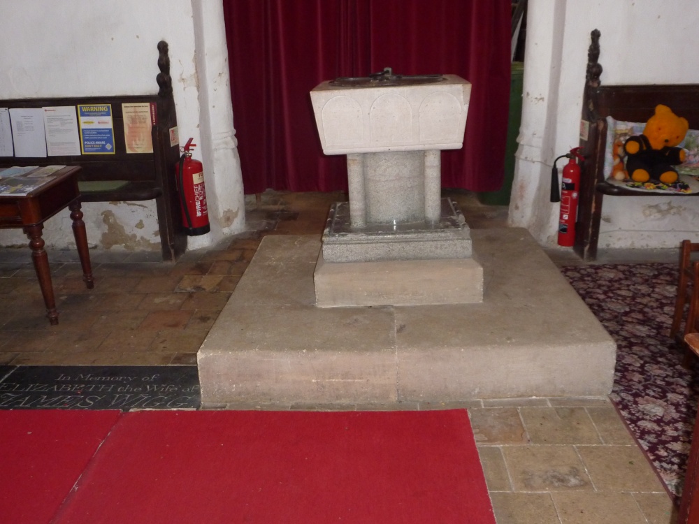 Cantley Church Font.