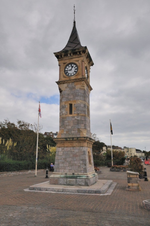 Queen Victoria Diamond Jubilee Clock in Exmouth