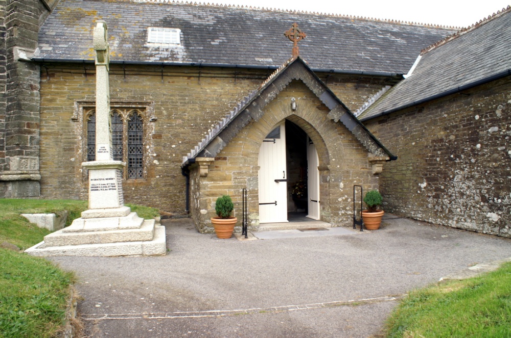 Front entrance to St. Nun's Church.