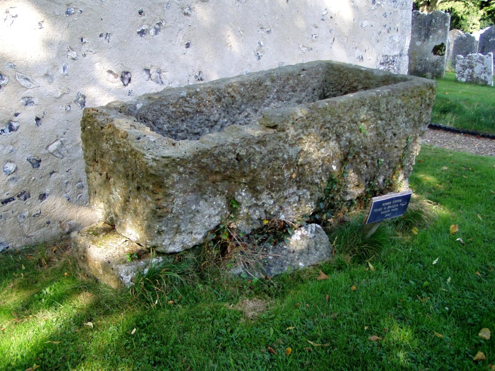 Roman Coffin at Soberton, Hampshire