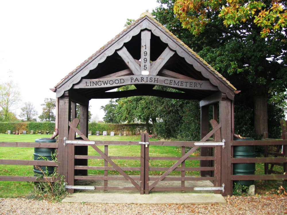 Gateway to Lingwood Cemetery