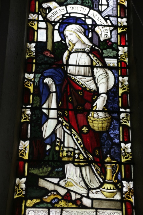 Stained glass window in St Bartholemews Church