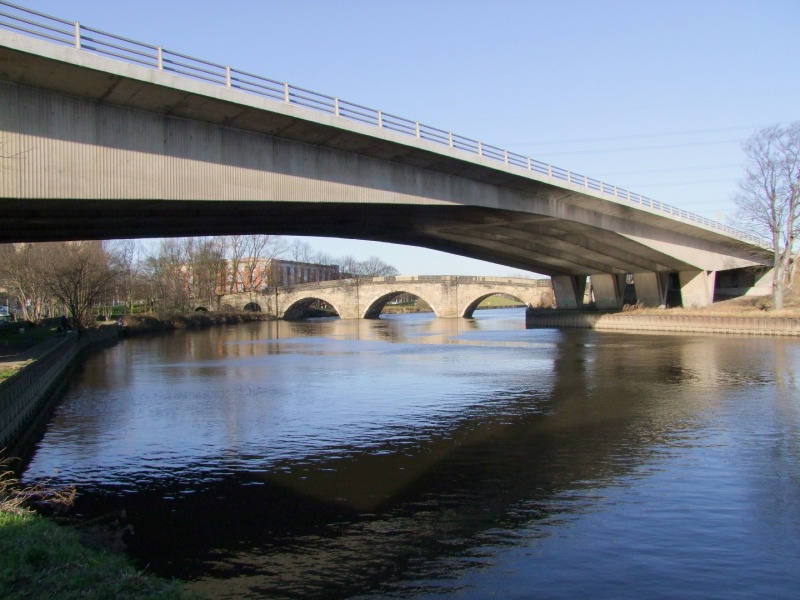 Bridges over the River Aire at Ferrybridge