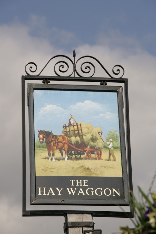 Village pub sign
