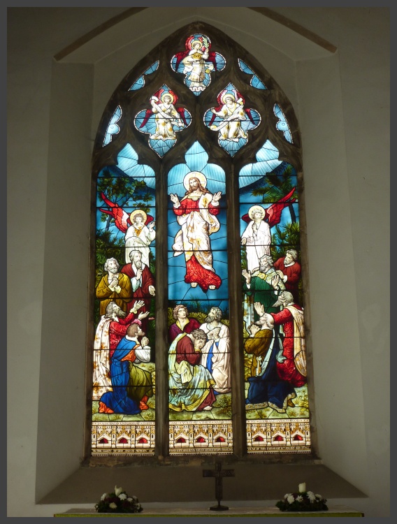 Stained Glass Window above the Altar