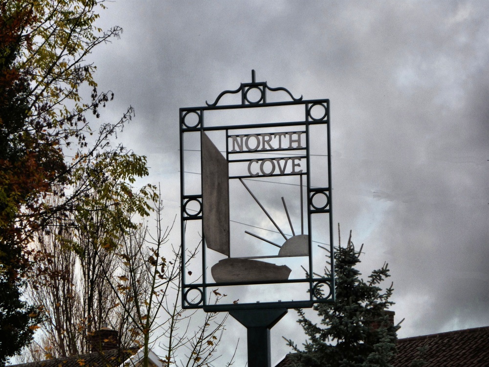 Village sign on the green