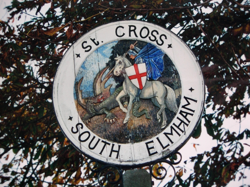 St. Cross South Elmham Village sign