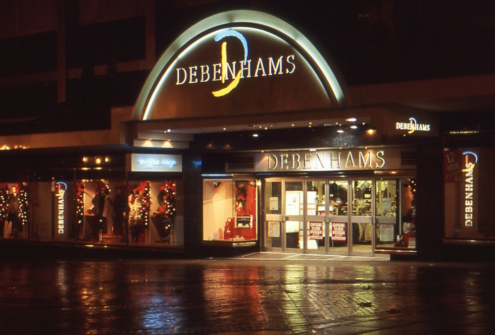 Debenhams on the Moor c 1990
