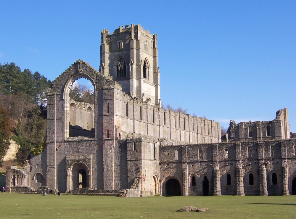 Fountains Abbey in February