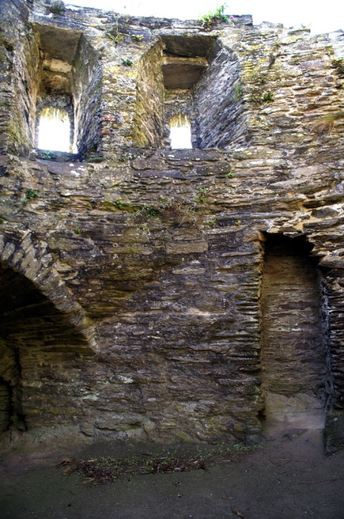 Inside St Catherine's Castle.