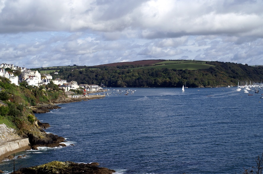Looking towards Fowey from St Catherine's Castle