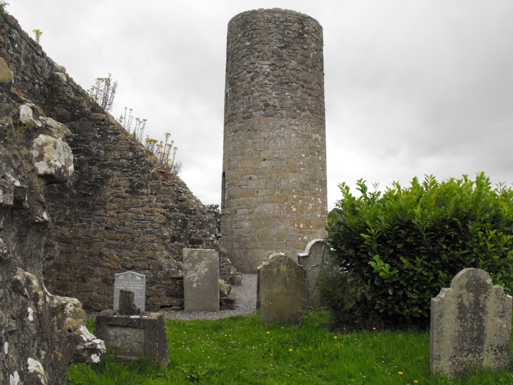 Round tower at Drumlane Abbey