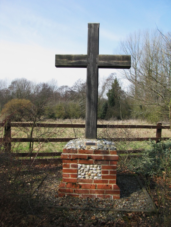 A Cross at the end of Church Lane