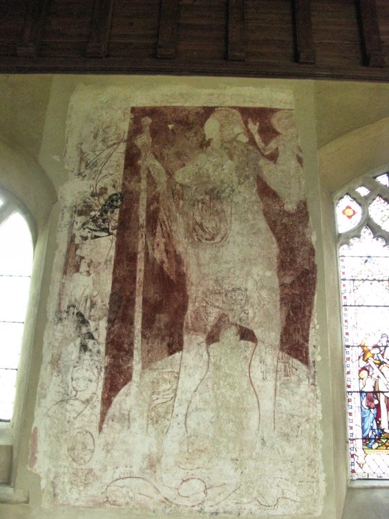 Old Wall Painting in the Church