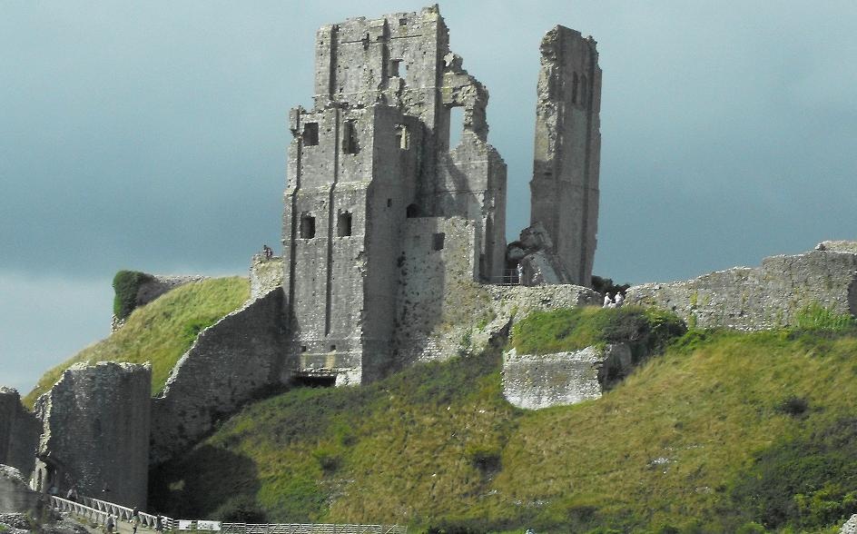 Corfe Castle in Dorset