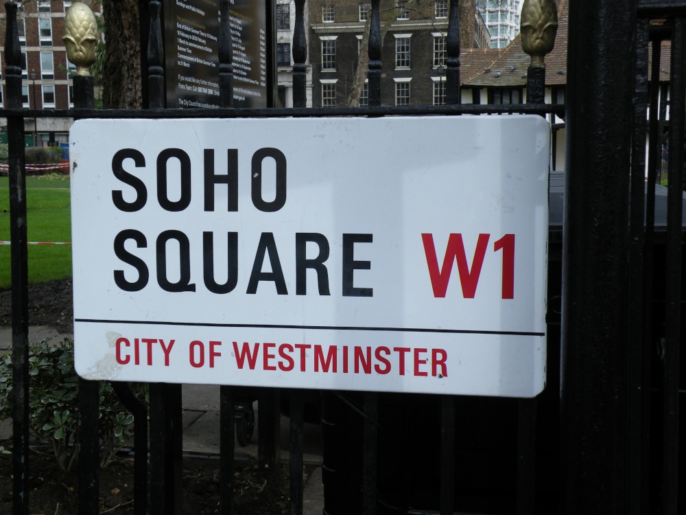 Soho Square sign