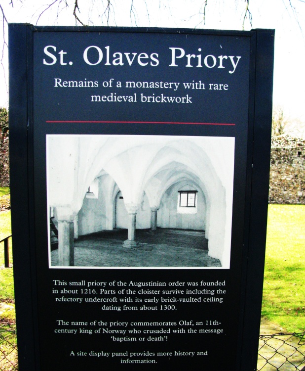 Information Board of the Priory