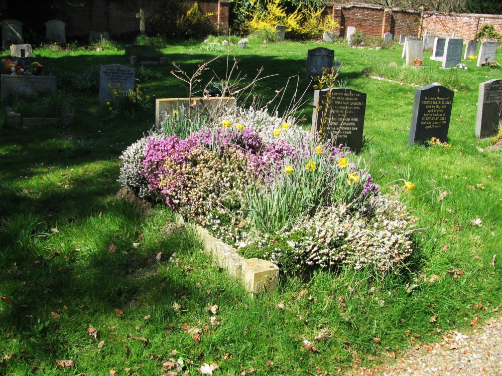 One of the graves in the Churchyard