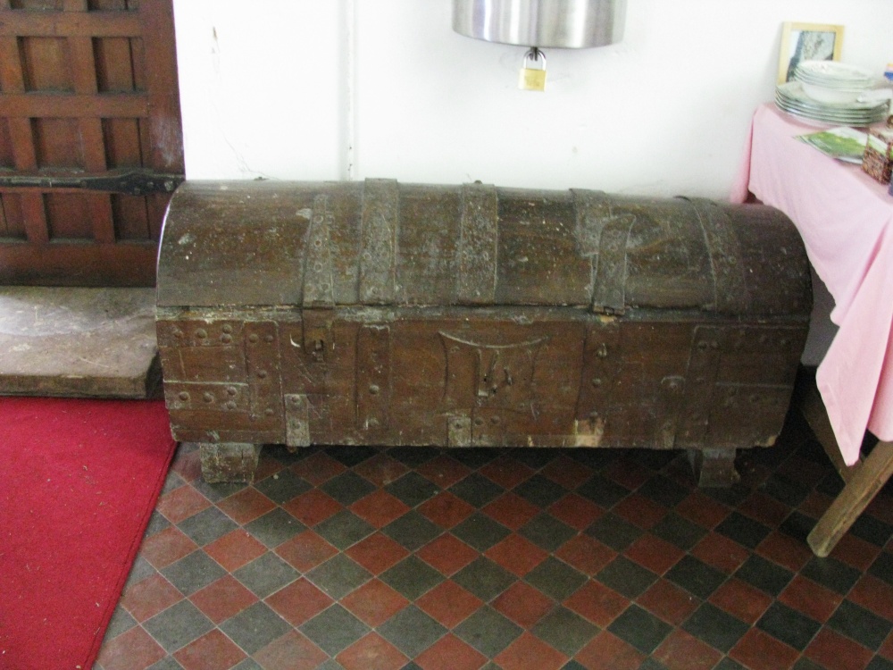 Old trunk in the Church