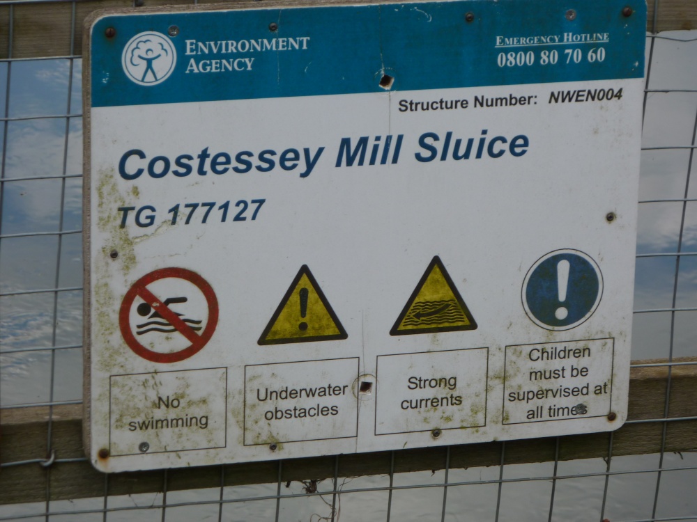 At Costessey Weir