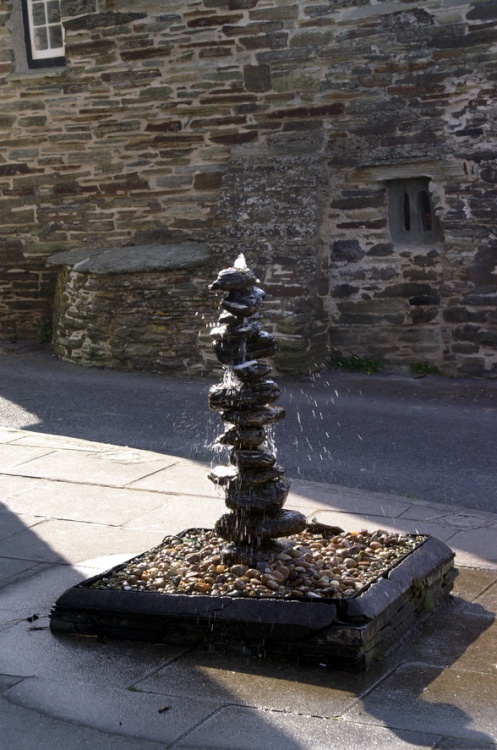 Water feature.