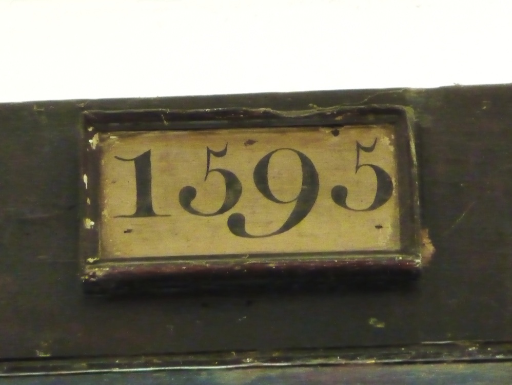 Date on one of the Church beams