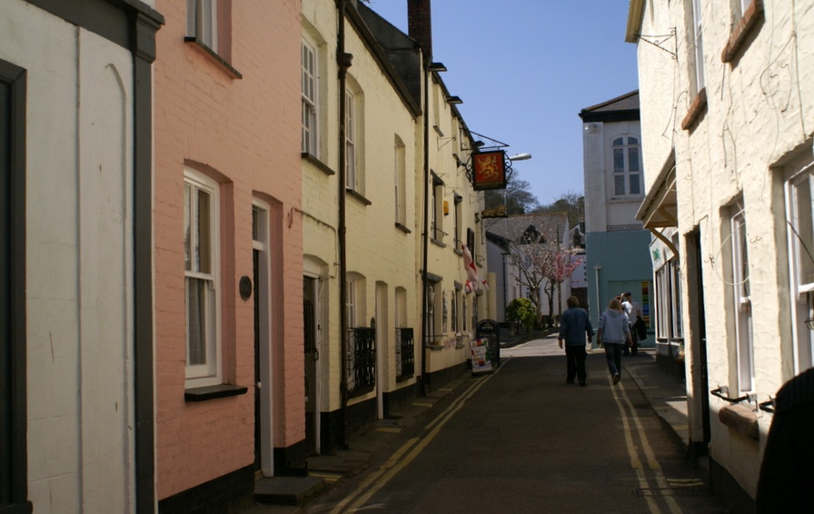 Another narrow street.