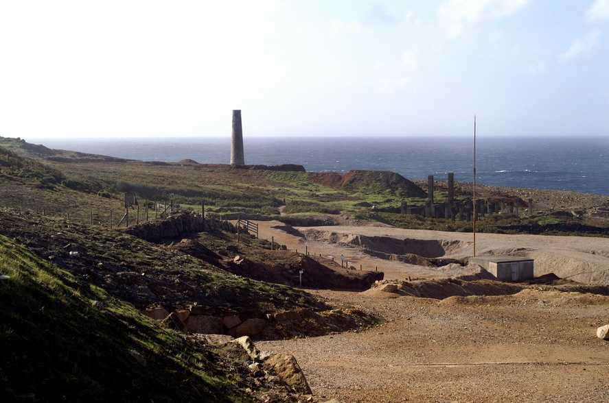 Part of the old mine works.
