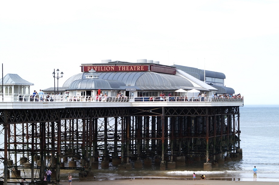 The end of the pier.