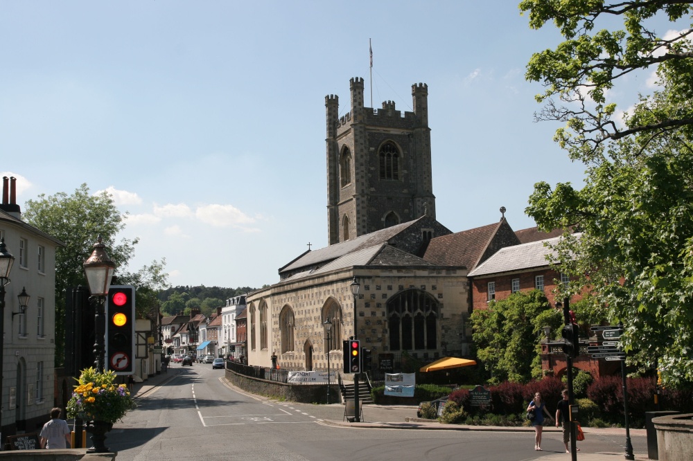 Henley-on-Thames, St. Mary's Church and Hart Street