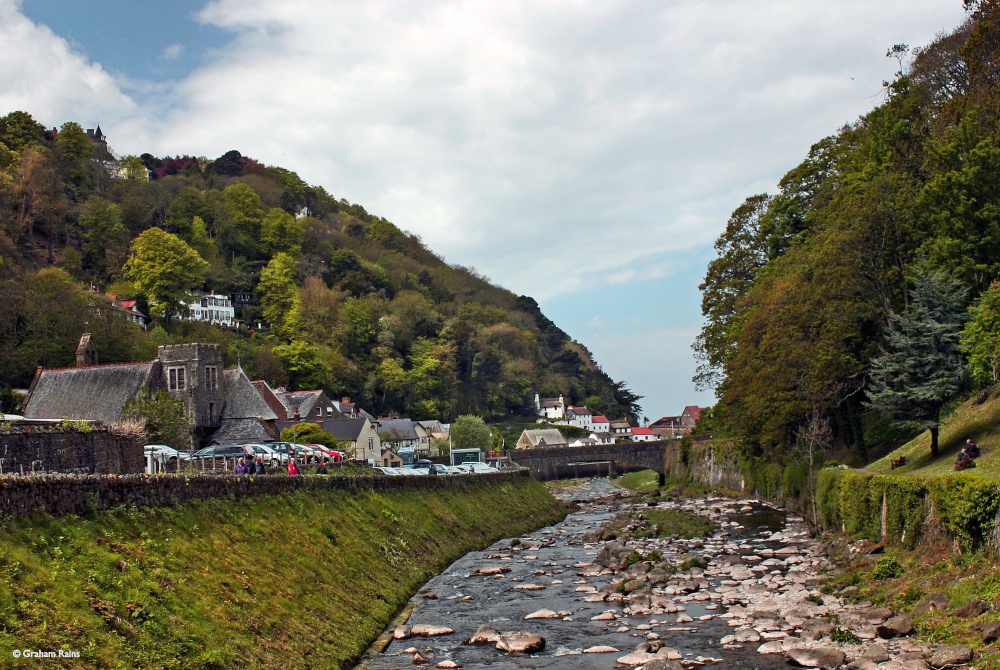 Lynmouth and the River Lyn.