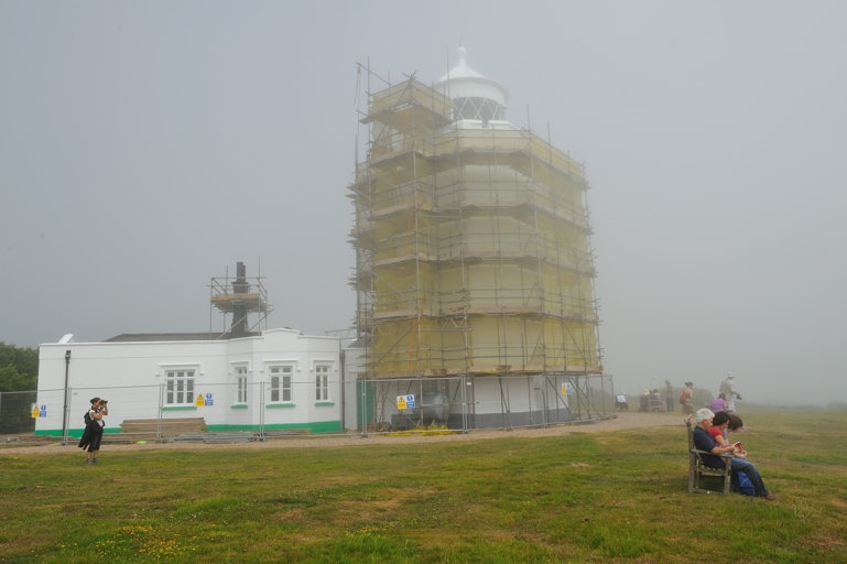 South Foreland Lighthouse, Kent - July 2010 on Hot Misty/Foggy Day