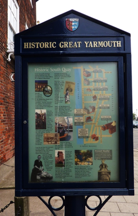 Historic Gt. Yarmouth Information Board