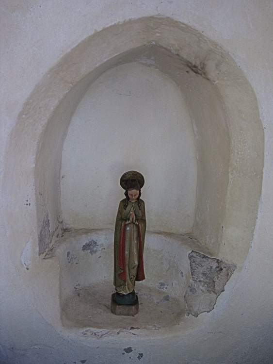 Figurine in an alcove in the Church