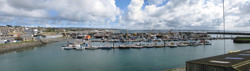 Panorama of Newlyn Harbour