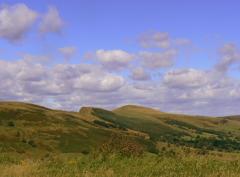 View of the hills