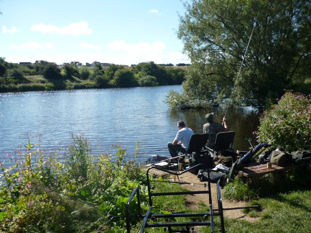 Fishing on the River Tees near Preston Hall