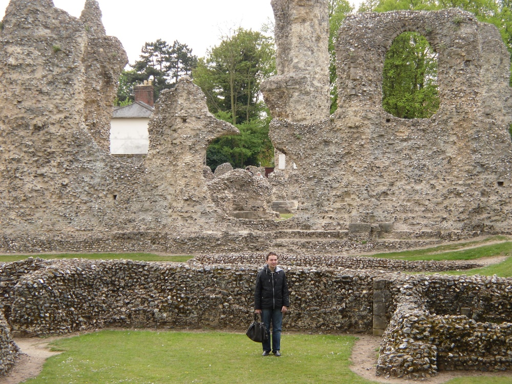 Ruins of old Abbey in Bury St Edmunds
