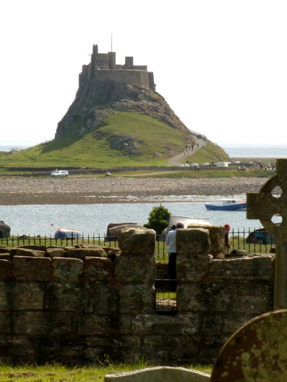 Lindisfarne Castle from Priory