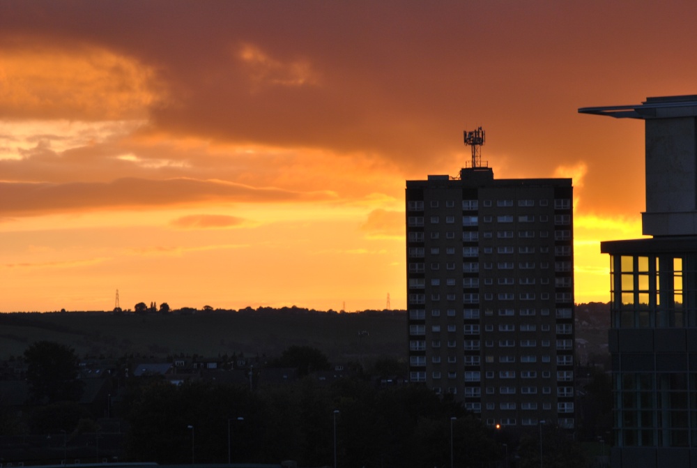 Leeds sunset