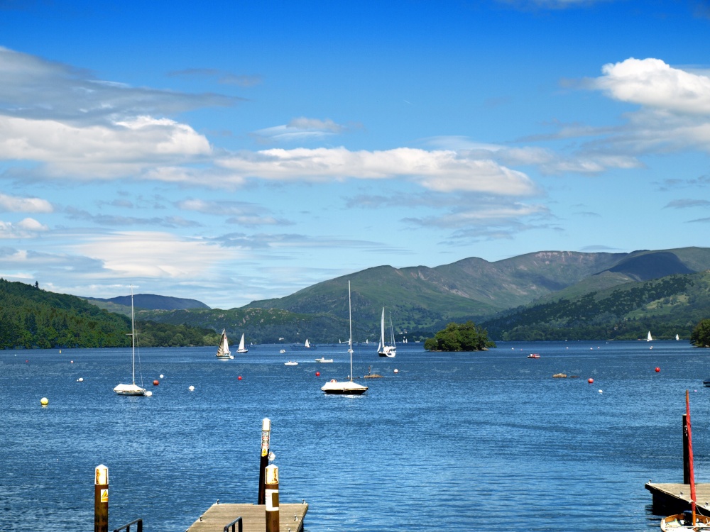Lake Windermere from Bowness landing stage
