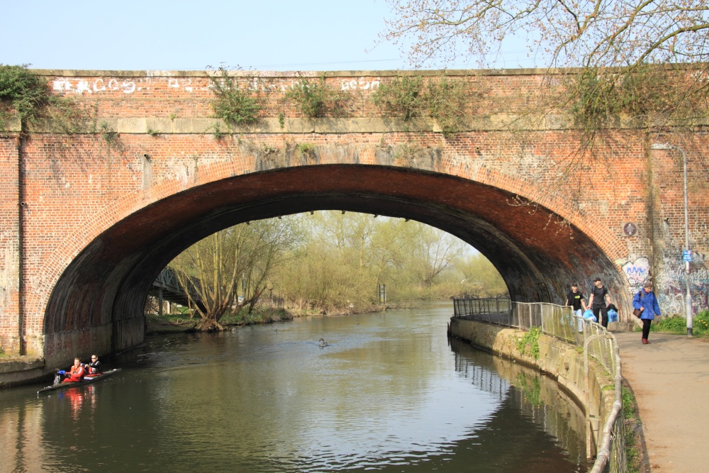 Kennet Mouth and Brunel's Railway Bridge, Reading