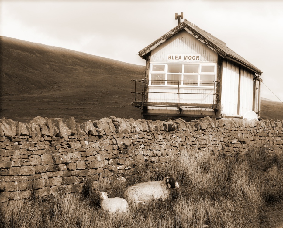 The very remote Signal Box at Blea Moor
