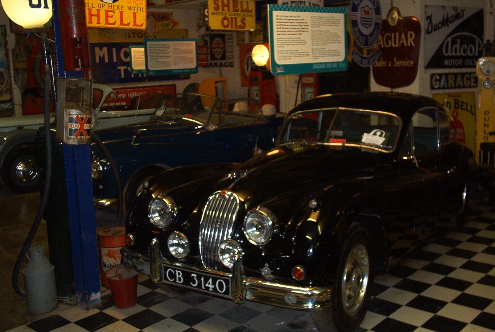 At the motor museum