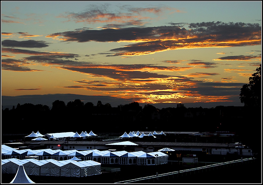 Racecourse Sunset.