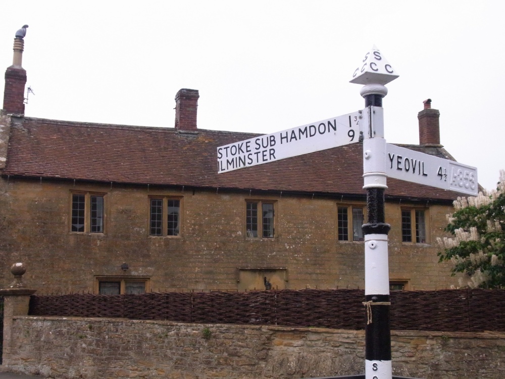 Village signpost