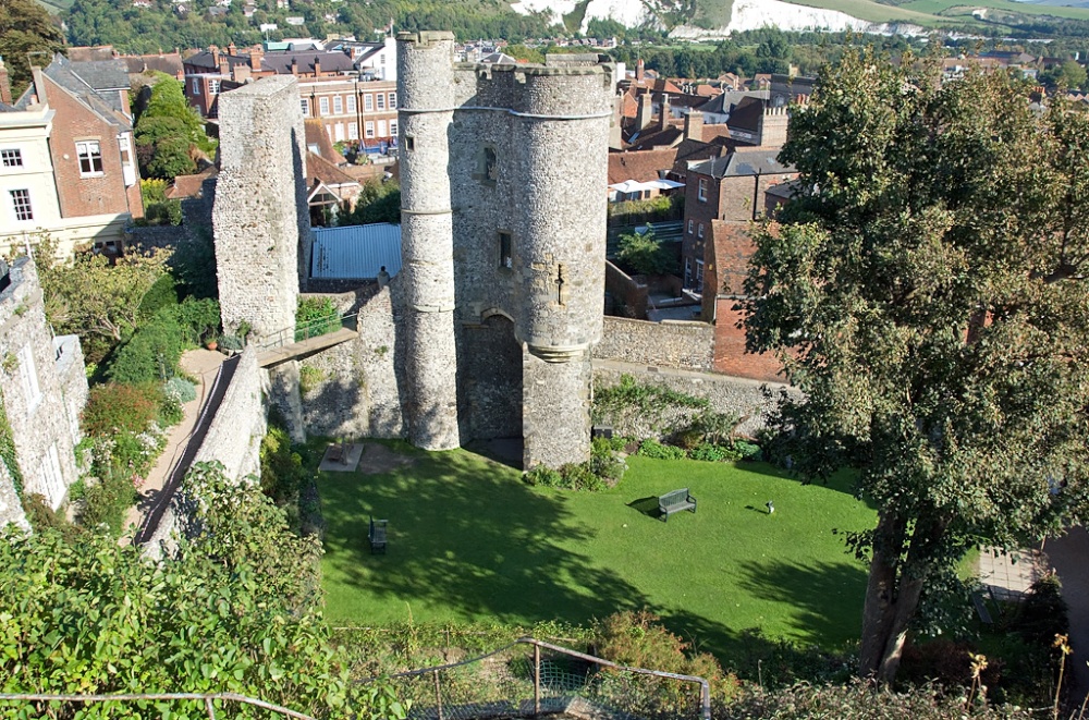 Barbican and Courtyard, Lewes Castle